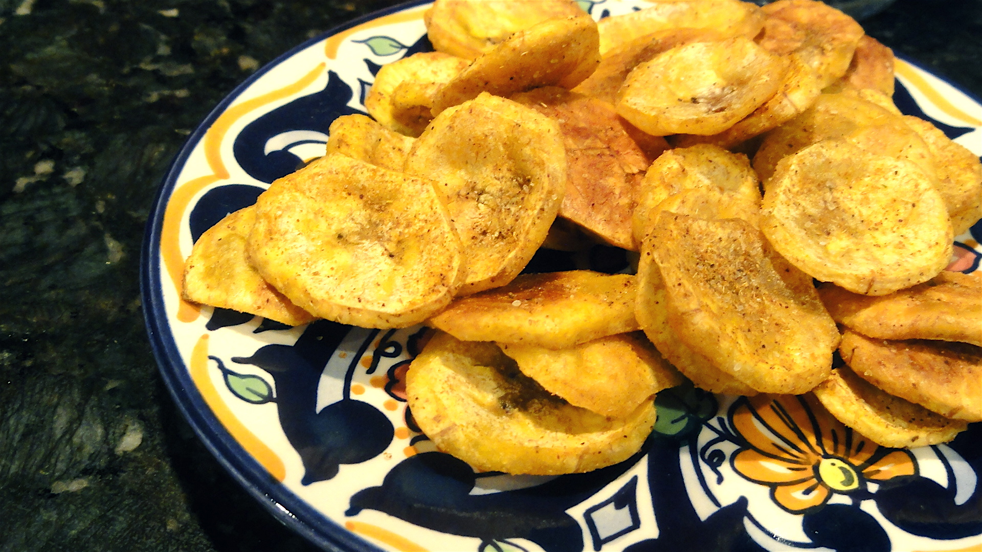 Baked Plantain Chips Cooking Amour