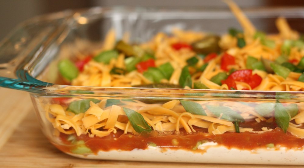 Layered Nacho Dip Cooking AMOUR Layered Nacho Dip Cooking AMOUR