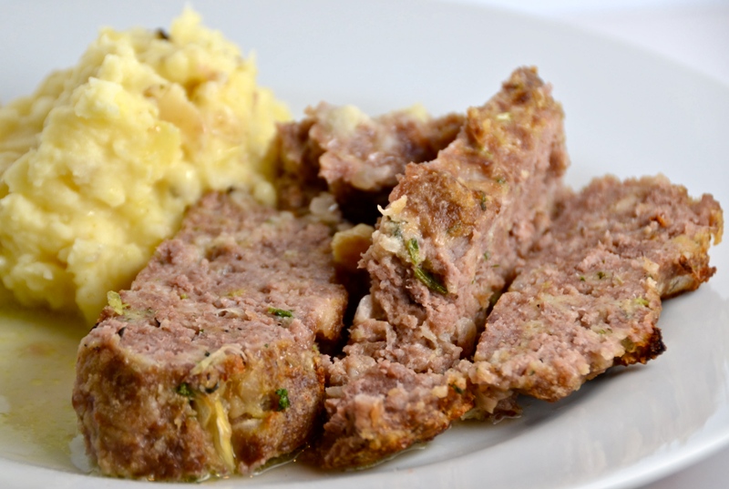 1770 House Meatloaf with Garlic Sauce Cooking AMOUR