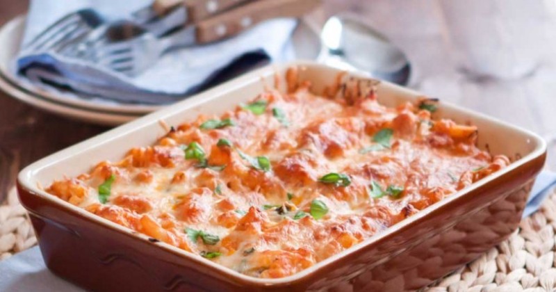 Creamy Tomato Basil Pasta Bake. – Cooking AMOUR