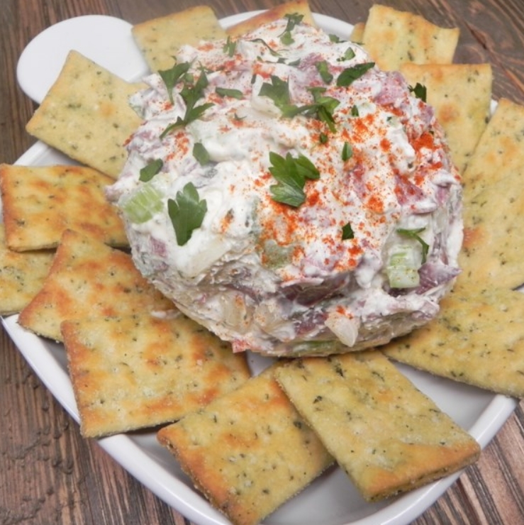 Creamed Chipped Beef Cheese Ball – Cooking AMOUR