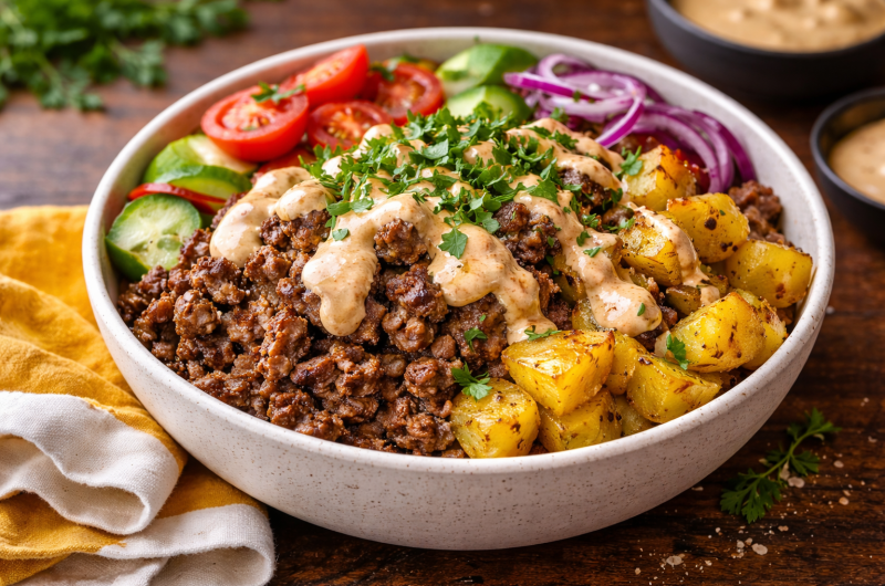 Amazing Burger Bowls for a Delicious and Light Meal