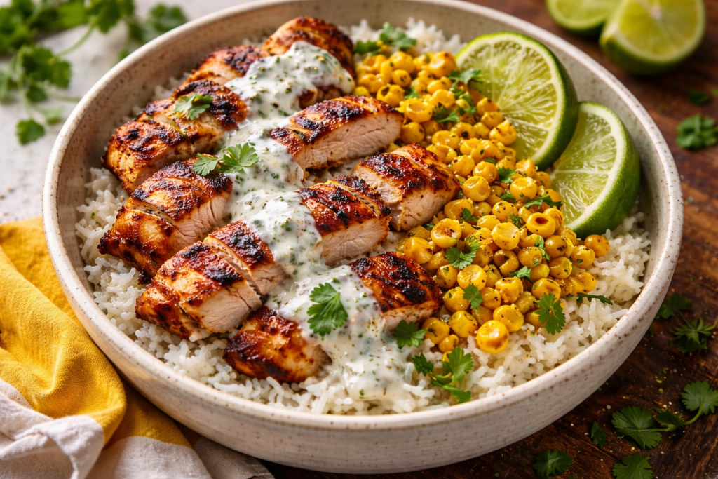 Delicious Corn Chicken Bowl for Busy Weeknight Dinners