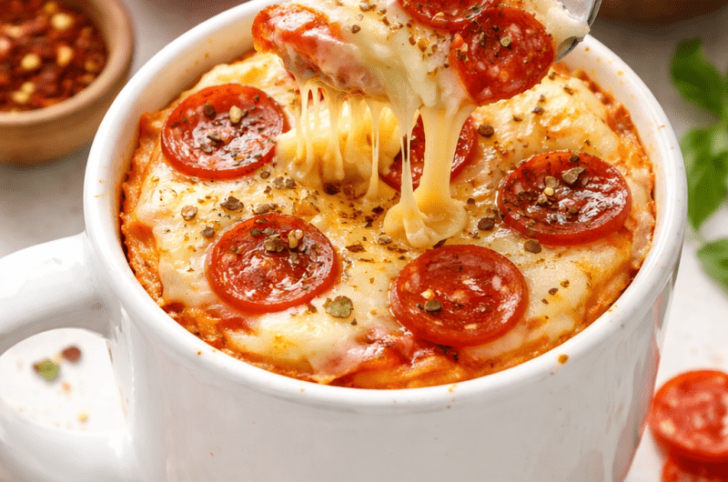 🍕 2-Minute Mug Pizza