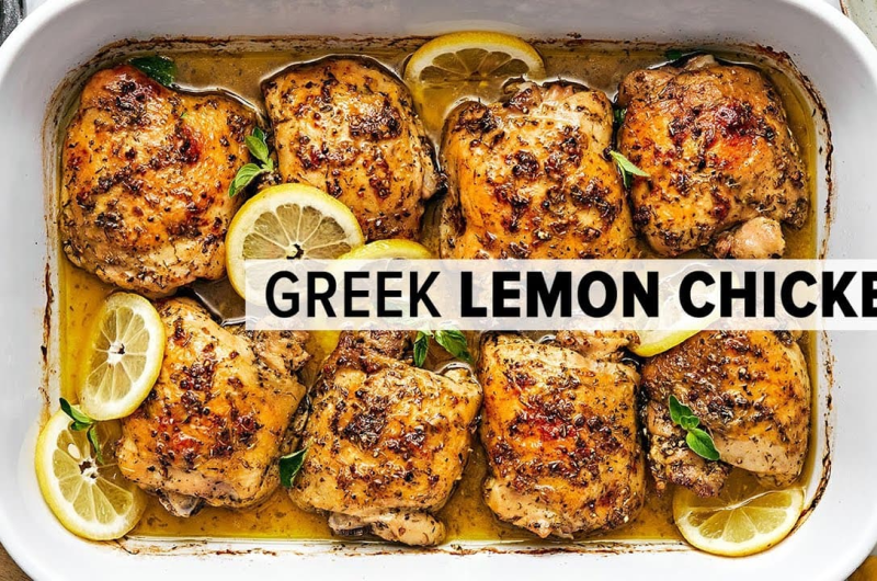 Greek Lemon Chicken With That Crispy Skin You Crave